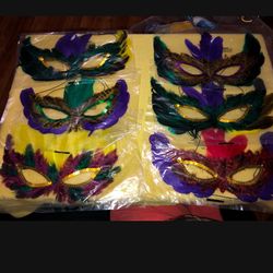 Masquerade Masks for Mardi Gras Costume 
