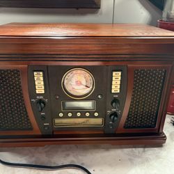 IT Wooden Music Center-Bluetooth 