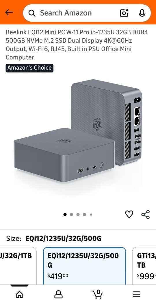 Brand new Beelink PC 