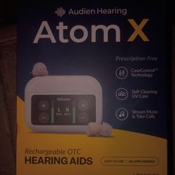 Atom X Rechargeable Hearing  Aids 