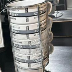 Cappuccino Coffee Mugs Set