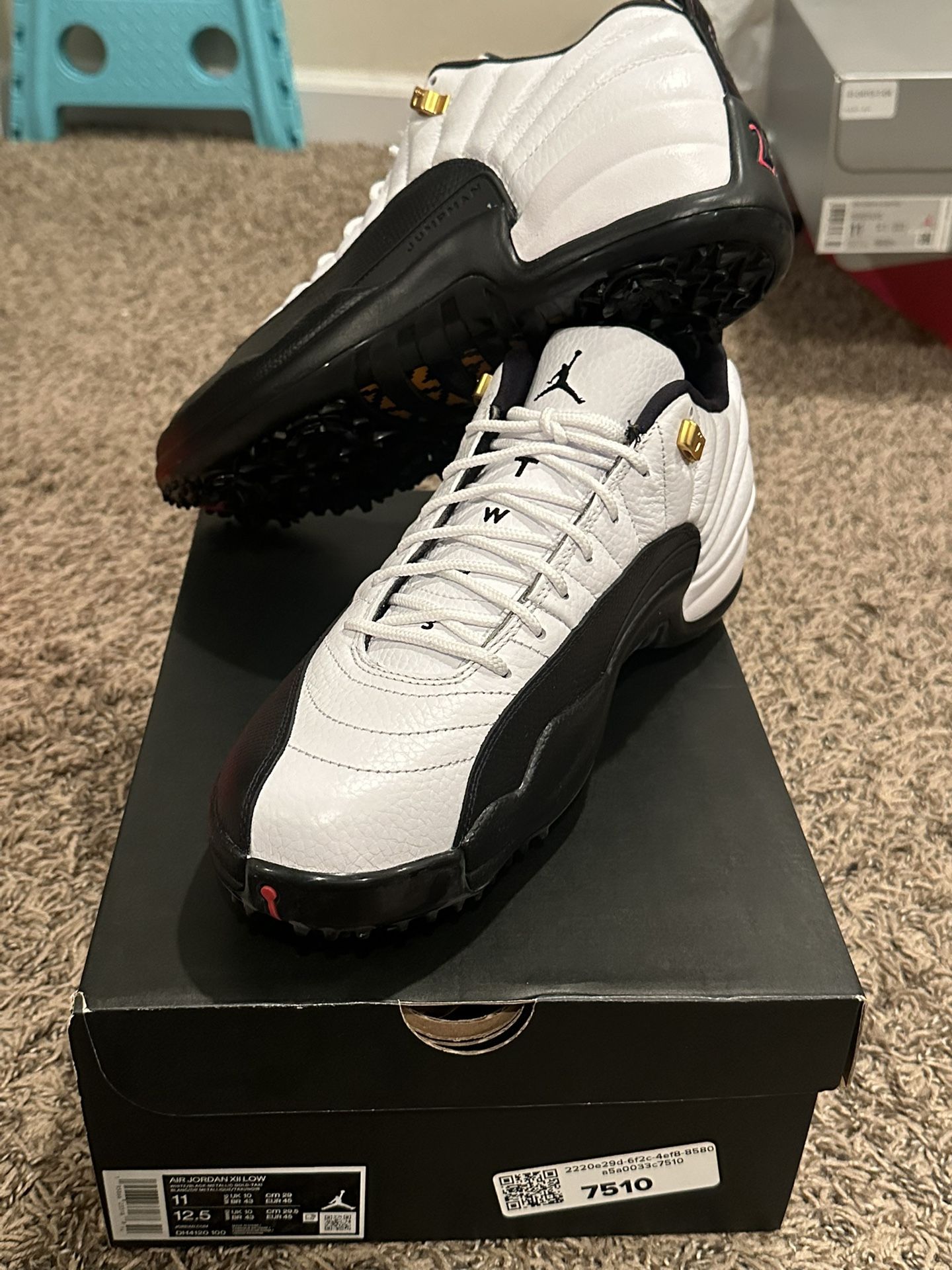 Jordan Golf 12 Retro Taxi Brand New Dead Stock Size 11