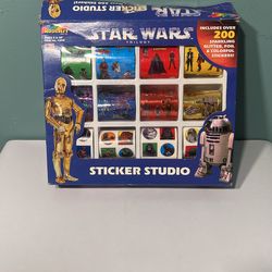 Rose art Star Wars trilogy sticker studio