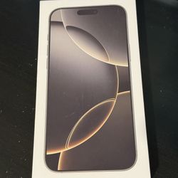 Brand New Iphone 16 Pro Max 256Gb ( Unlocked)