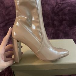 ALDO Nude Booties 