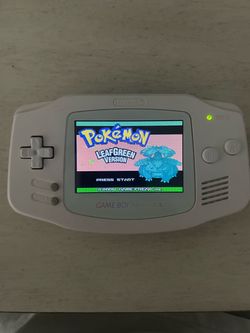 Pokemon Leaf Green and Gameboy Advance