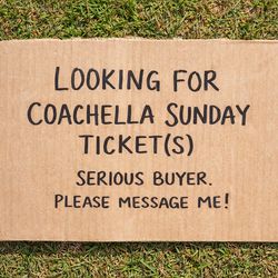 ISO 3 COACHELLA SUNDAY WRISTBANDS (WEEKEND 1)