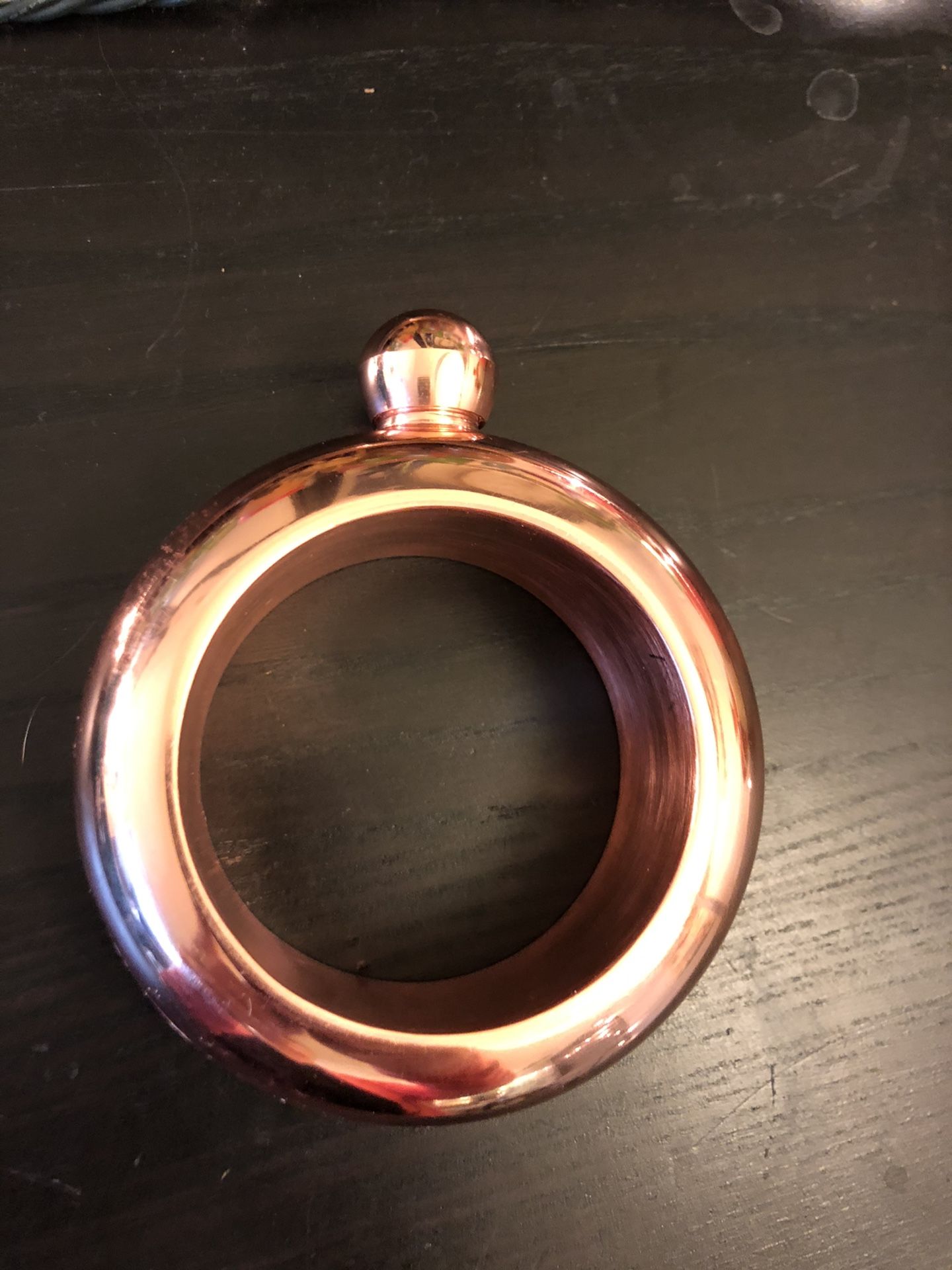 Copper flask bracelet