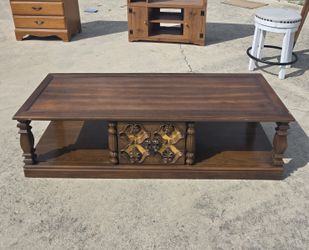 Vintage Spanish Colomial Style Coffee Table 