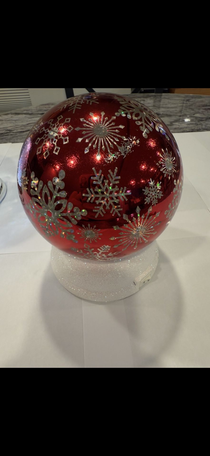 Northlight Snowflake Water Globe