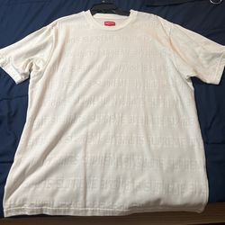 White multi-logo Supreme T-Shirt