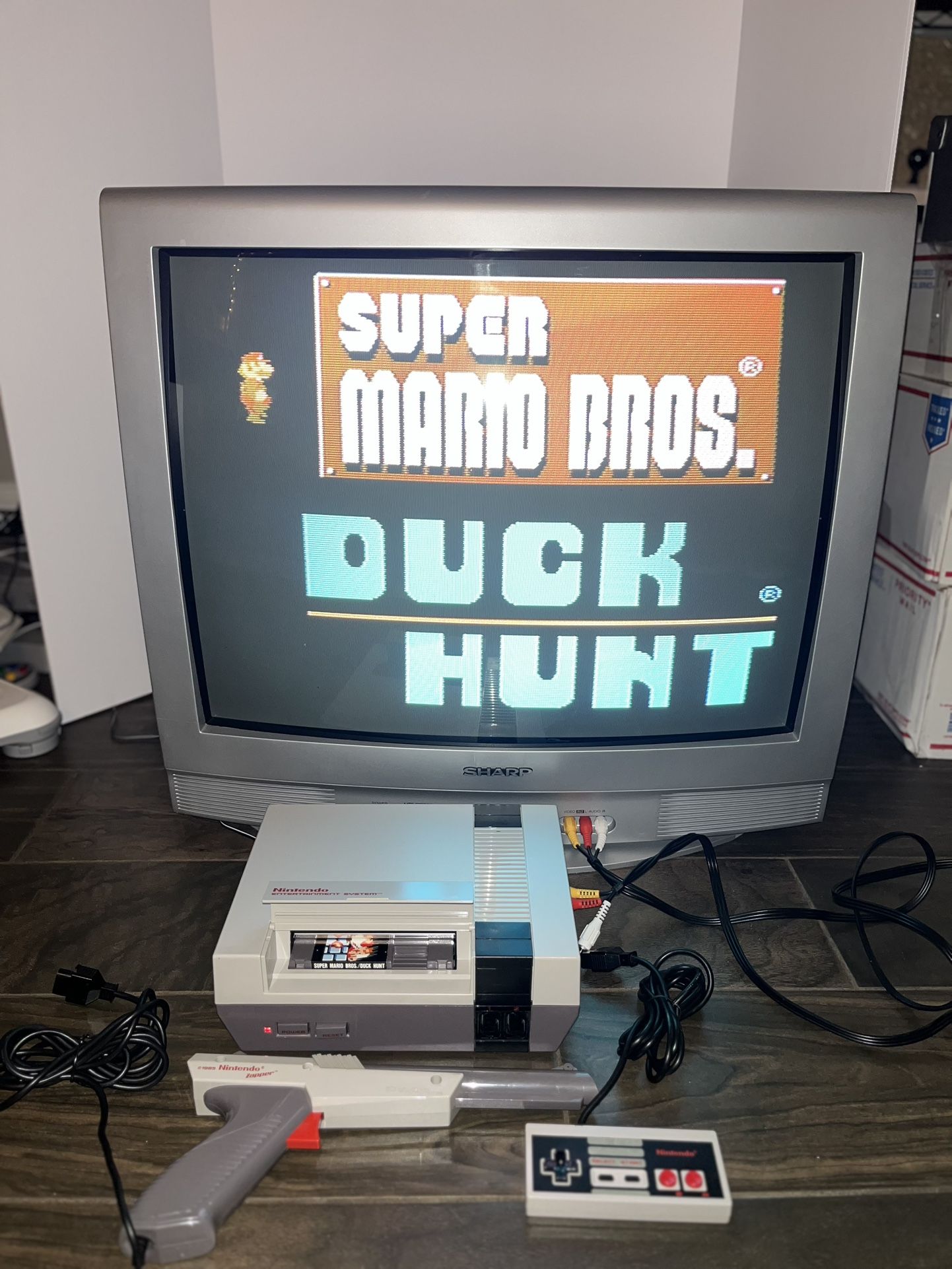 ๐ฎ Original Nintendo NES + Sharp 27โ TV ๐บ