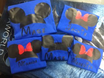 Mickey Mouse Vacations Personalized T-shirt’s