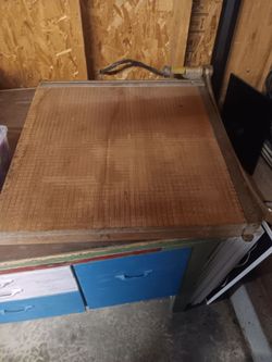 ANTIQUE PAPER CUTTER FOR SALE
