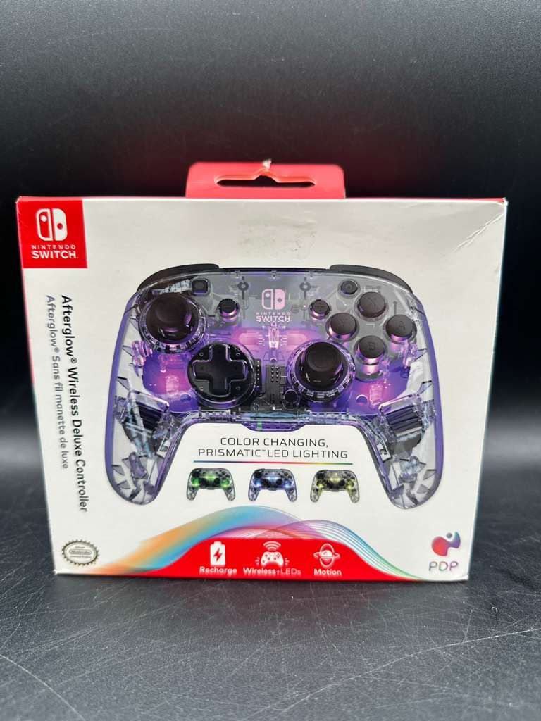 Nintendo Switch Afterglow Wireless Deluxe Color Changing LED Controller