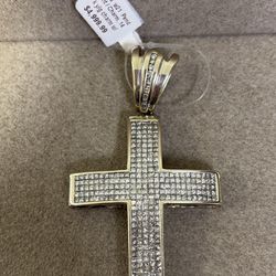 Gold Cross Pendant 