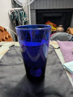 Cobalt blue glass
