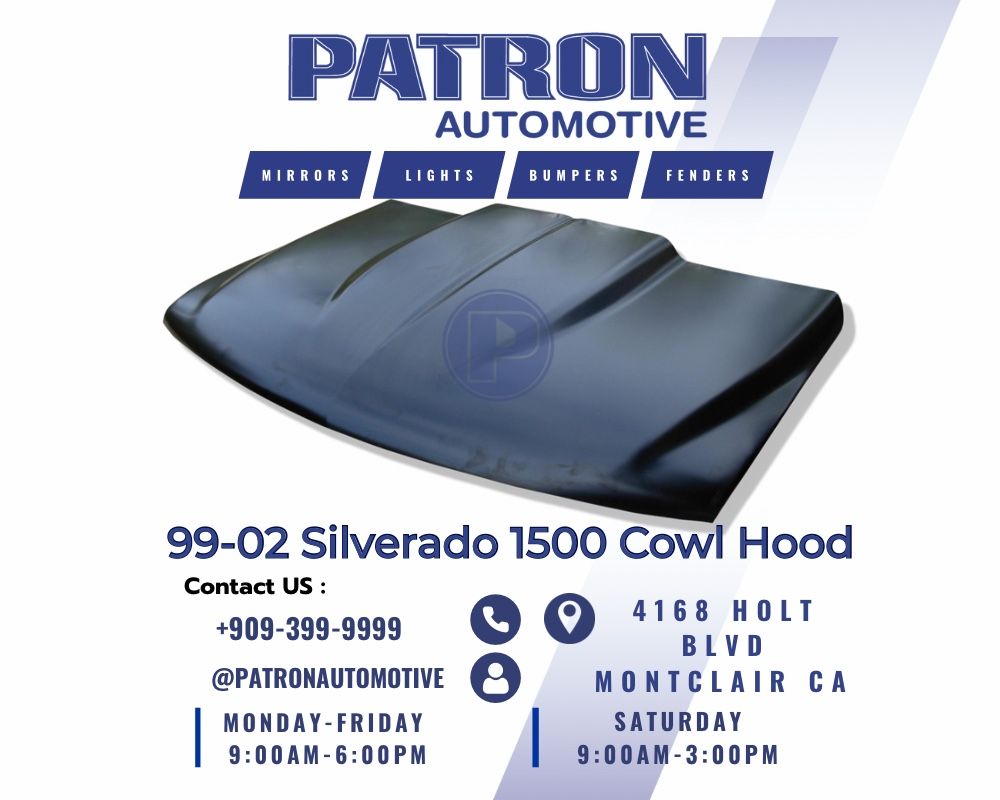 1999-2002 Chevy Silverado Hood Chevy Silverado Cowl Hood 2”