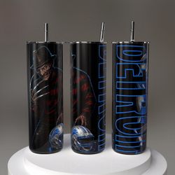 Detroit Lions Football Tumbler