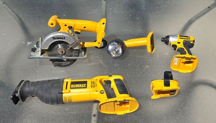 Dewalt 18 Volt cordless tools