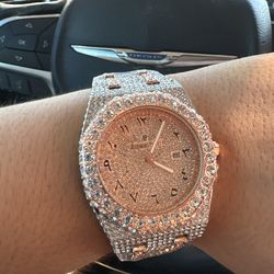 A P  41mm rose gold Arabic dial