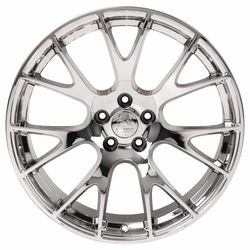 🔥 20x9 5x115 +18ET HELLCAT REPLICA CHROME WHEELS – DODGE CHARGER 🔥