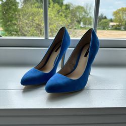 Forever 21 Blue Heels Size 7.5