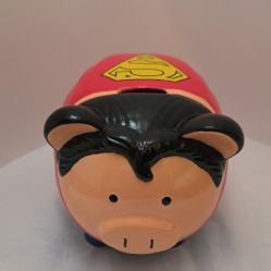 F.A.B Starpoint DC Comics Superman Piggy Bank - Red and Black