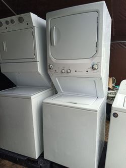 G/E washer and dryer stackable both works good 💯2️⃣ months warranty 📌