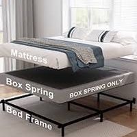 Full Size Mattress 10 Inches Set With Box Springs And Metal Bed Frame New From Factory Delivery Same Day