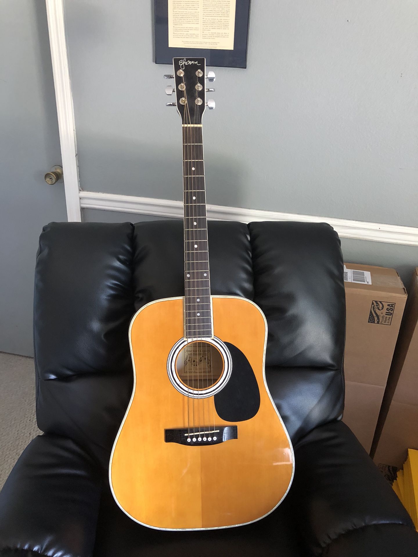 Beautiful Guitar in perfect condition with Amp plugin
