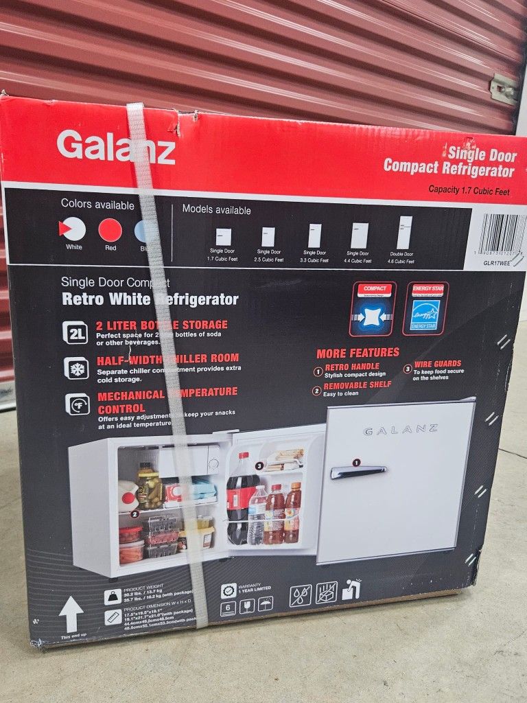 Galanz 1.7 Cu ft Mini Retro