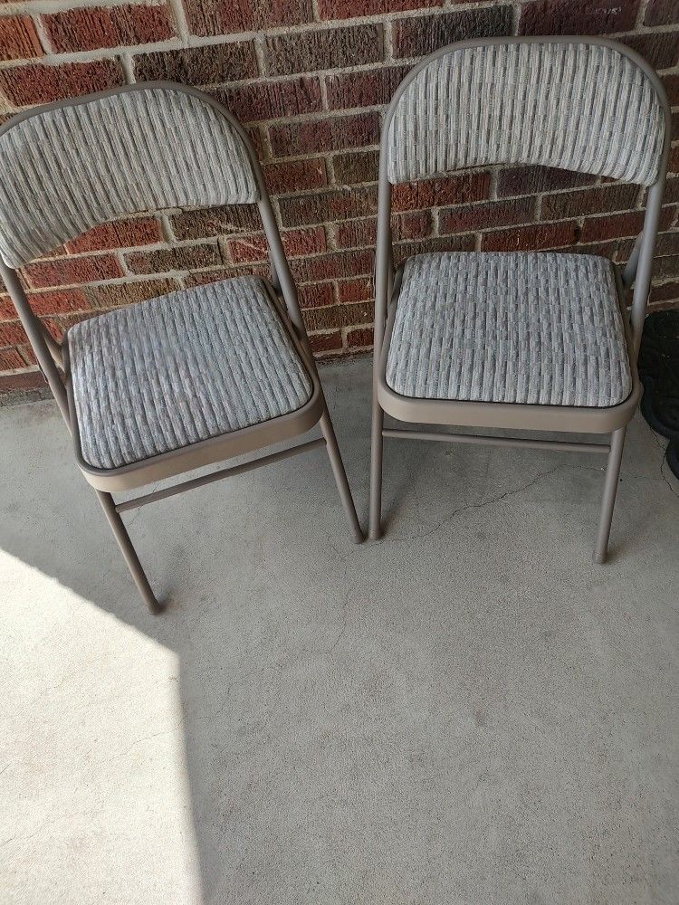 Used Heavy Padded Folding Chairs Local Pickup Cash Only