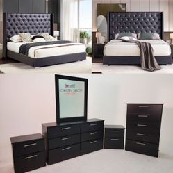 QUEEN BEDROOM SET ✨️FINANCING AVAILABLE NO CREDIT NEEDED✨️