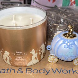 Bath And Body Works Princess Collection Candle And Hand Sanitizer Holder