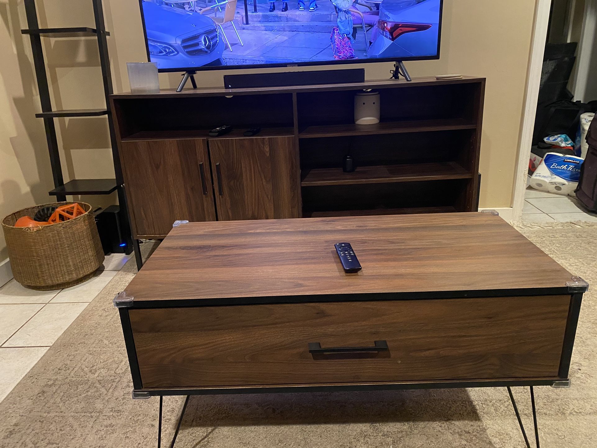 TV Stand with Matching Coffee Table