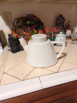 White Ikea TeaPot