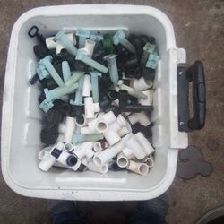 PVC Plastic Fittings Different Sizes 