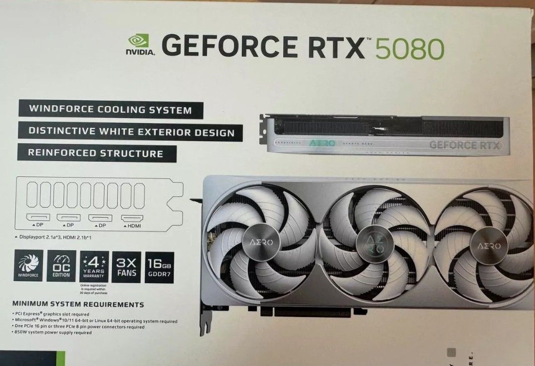 WHITE 5080 GPU