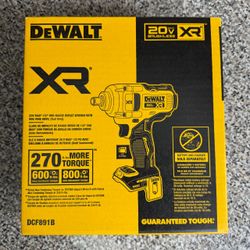 DEWALT XR DCF891 1/2” Impact Wrench – New