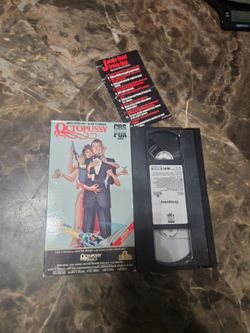 James Bond Octopussy vhs