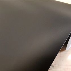 Matte Black 90ft X 5ft Vinyl Car Wrap