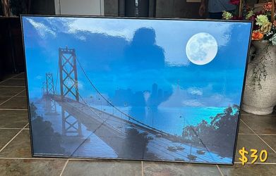 San Francisco Moon (LED) frame