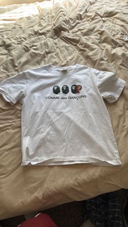 bape x comme des garçons collab tee
