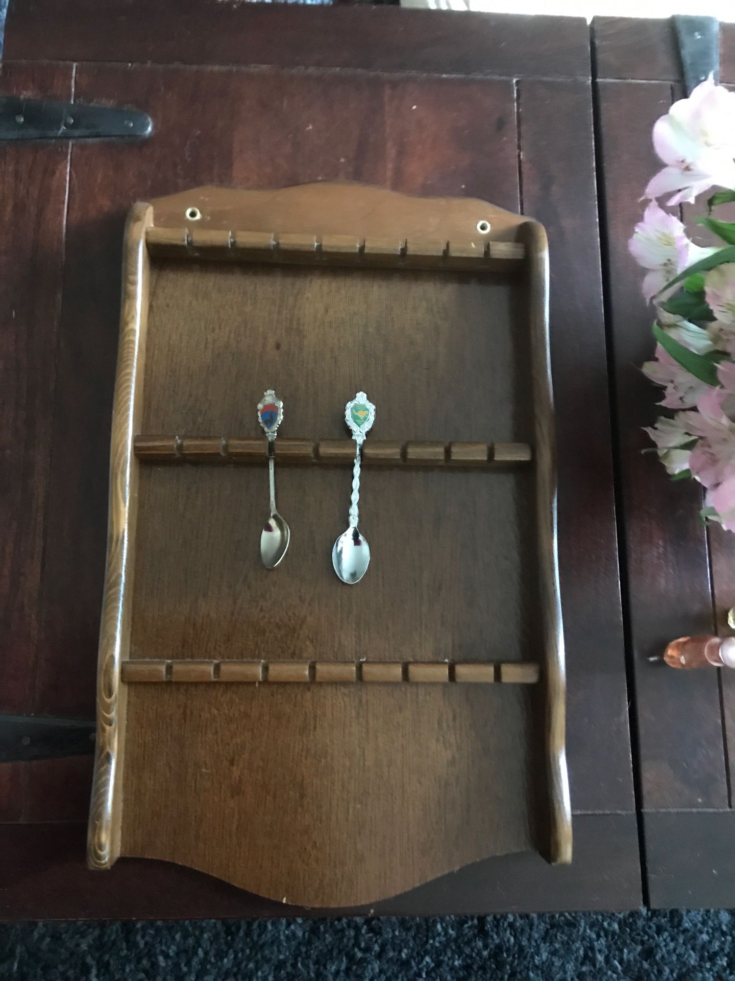 WOOD SPOON HOLDER/DISPLAY