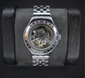 Swatch Irony Skeleton Automatic Men's Watch BODY & SOUL Swiss Made, YAS100G