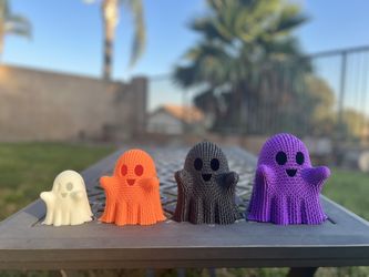 Crochet Ghost 3d Printed
