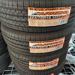 225/70R16 Set Of 4 Arroyo H/T New Tires 