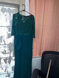Brand new dress emerald green with tags
