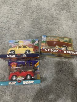 Chevron Cars Toy Set of 3 in Box